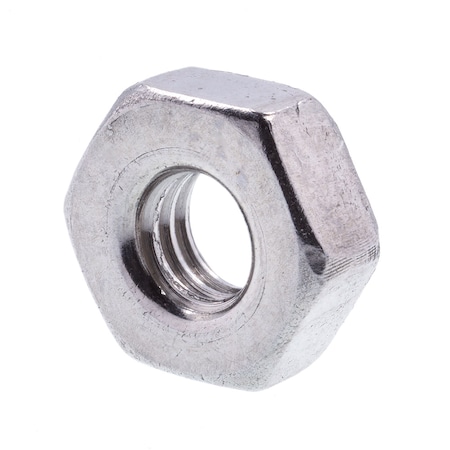 Prime-Line Machine Screw Nut, M2.5-0.45, Stainless Steel, Not Graded, Plain, 25 PK 9120267